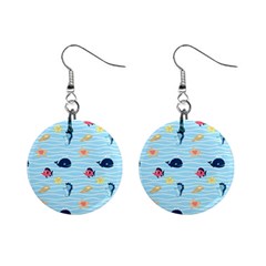 Fun Fish Of The Ocean Mini Button Earrings by StuffOrSomething