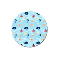 Fun Fish Of The Ocean Magnet 3  (round) by StuffOrSomething