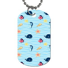 Fun Fish Of The Ocean Dog Tag (two-sided)  by StuffOrSomething