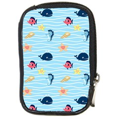 Fun Fish Of The Ocean Compact Camera Leather Case by StuffOrSomething