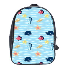 Fun Fish Of The Ocean School Bag (xl) by StuffOrSomething