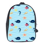 Fun Fish of the Ocean School Bag (XL) Front