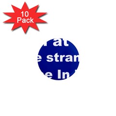 Fear1 1  Mini Button Magnet (10 Pack)