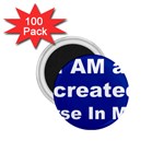 God Created 1.75  Button Magnet (100 pack) Front