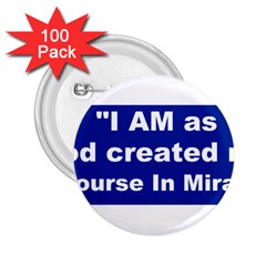 God Created 2 25  Button (100 Pack) by ACIM