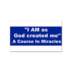 God Created Sticker (rectangle) by ACIM