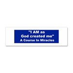 God Created Bumper Sticker Front