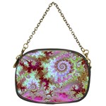 Raspberry Lime Delight, Abstract Ferris Wheel Chain Purse (One Side) Front