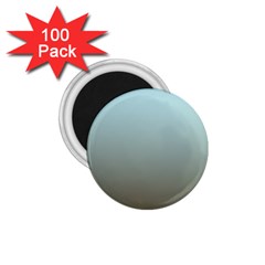 Blue Gold Gradient 1 75  Button Magnet (100 Pack) by zenandchic