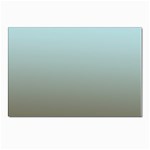 Blue Gold Gradient Postcards 5  x 7  (10 Pack) Front