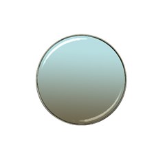 Blue Gold Gradient Golf Ball Marker (for Hat Clip) by zenandchic