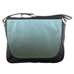 Blue Gold Gradient Messenger Bag by zenandchic