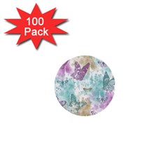 Joy Butterflies 1  Mini Button (100 Pack) by zenandchic