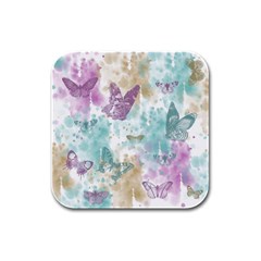 Joy Butterflies Drink Coasters 4 Pack (square) by zenandchic