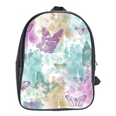 Joy Butterflies School Bag (xl) by zenandchic