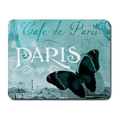 Paris Butterfly Small Mouse Pad (rectangle) by zenandchic