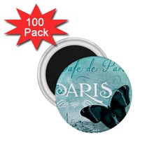 Paris Butterfly 1 75  Button Magnet (100 Pack)