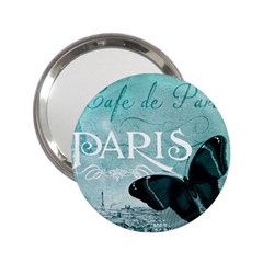 Paris Butterfly Handbag Mirror (2 25 ) by zenandchic