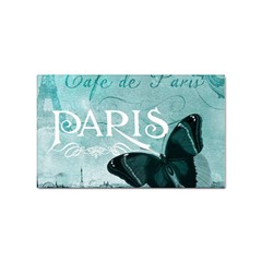 Paris Butterfly Sticker 10 Pack (rectangle)