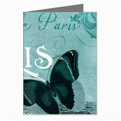 Paris Butterfly Greeting Card