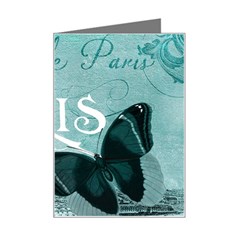 Paris Butterfly Mini Greeting Card