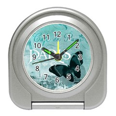 Paris Butterfly Desk Alarm Clock by zenandchic