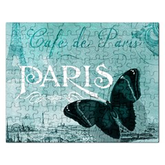 Paris Butterfly Jigsaw Puzzle (rectangle) by zenandchic