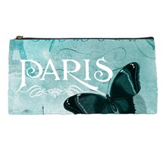 Paris Butterfly Pencil Case by zenandchic