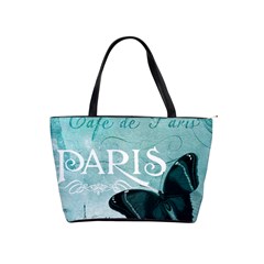 Paris Butterfly Large Shoulder Bag by zenandchic