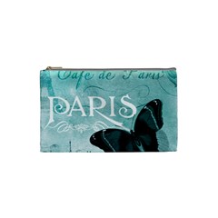 Paris Butterfly Cosmetic Bag (small) by zenandchic