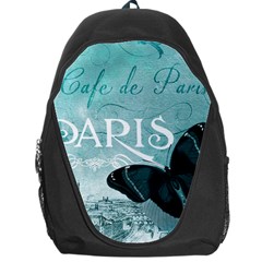 Paris Butterfly Backpack Bag by zenandchic