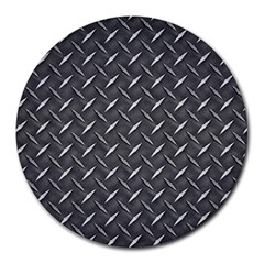 Metal Floor 3 8  Mouse Pad (round) by chivieridesigns