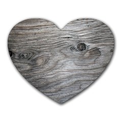 Weathered Wood Mouse Pad (heart) by chivieridesigns