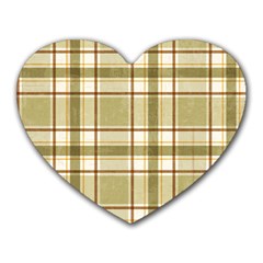 Plaid 9 Mouse Pad (heart)