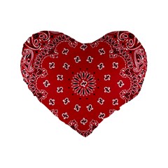 Bandana 16  Premium Heart Shape Cushion 