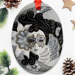 Venetian Mask Oval Ornament by StuffOrSomething