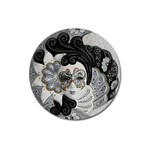 Venetian Mask Magnet 3  (Round) Front