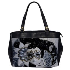 Venetian Mask Oversize Office Handbag (one Side) by StuffOrSomething