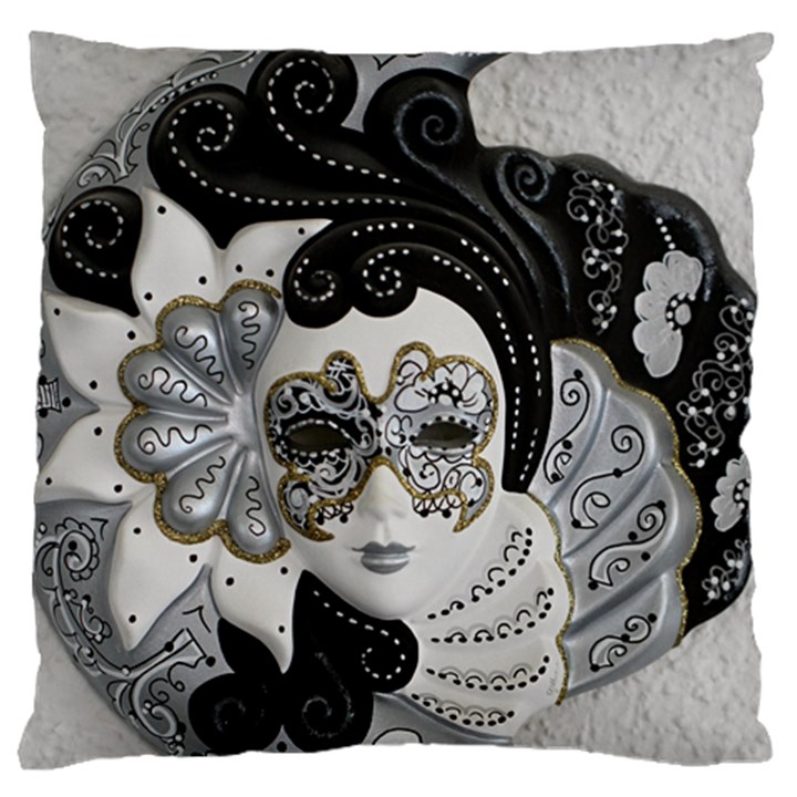 Venetian Mask Large Cushion Case (Single Sided) 