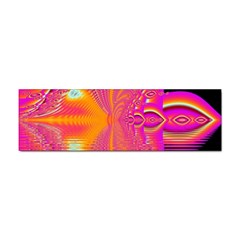 Magenta Boardwalk Carnival, Abstract Ocean Shimmer Bumper Sticker 100 Pack