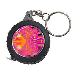 Magenta Boardwalk Carnival, Abstract Ocean Shimmer Measuring Tape by DianeClancy