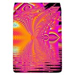 Magenta Boardwalk Carnival, Abstract Ocean Shimmer Removable Flap Cover (Large) Front