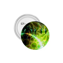 Dawn Of Time, Abstract Lime & Gold Emerge 1 75  Button by DianeClancy