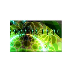 Dawn Of Time, Abstract Lime & Gold Emerge Sticker 100 Pack (rectangle) by DianeClancy