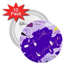 Life With Fibro2 2 25  Button (10 Pack) by FunWithFibro