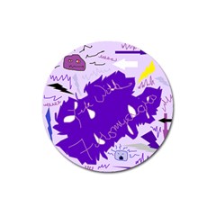 Life With Fibro2 Magnet 3  (round) by FunWithFibro