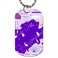 Life With Fibro2 Dog Tag (one Sided) by FunWithFibro