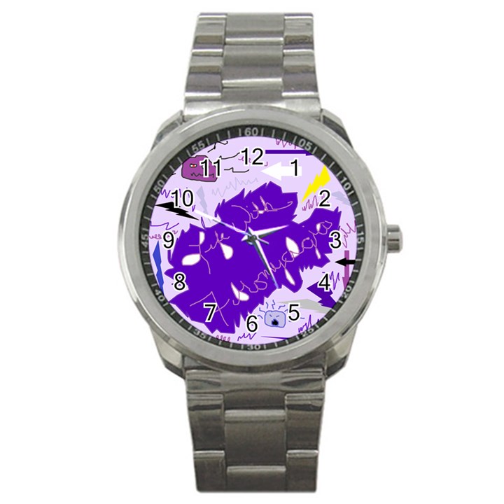 Life With Fibro2 Sport Metal Watch