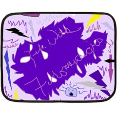 Life With Fibro2 Mini Fleece Blanket (two Sided) by FunWithFibro