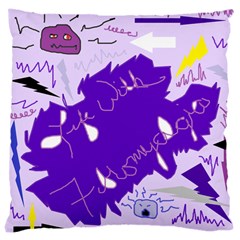 Life With Fibro2 Large Cushion Case (single Sided)  by FunWithFibro